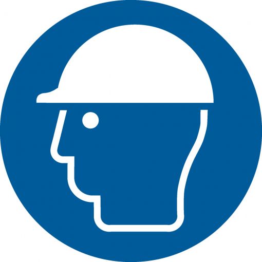 Panneau d&#039;avertissement « Port du casque » | Panneaux de protection, messages d&#039;avertissement