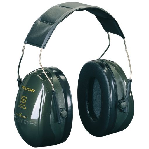 Protection antibruit 3M™ Peltor™ Optime II, H520A, arceau de tête | Protection auditive