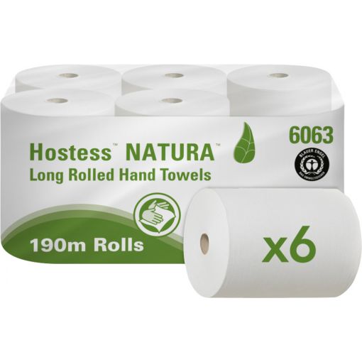 Essuie-mains en rouleau Hostess™ NATURA™ | Essuie-mains à papier, papier hygiénique, systèmes de distribution