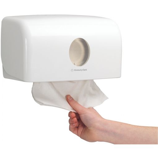 Falthandtuchspender AQUARIUS™ | Papierhandtücher, Toilettenpapier, Spendersysteme