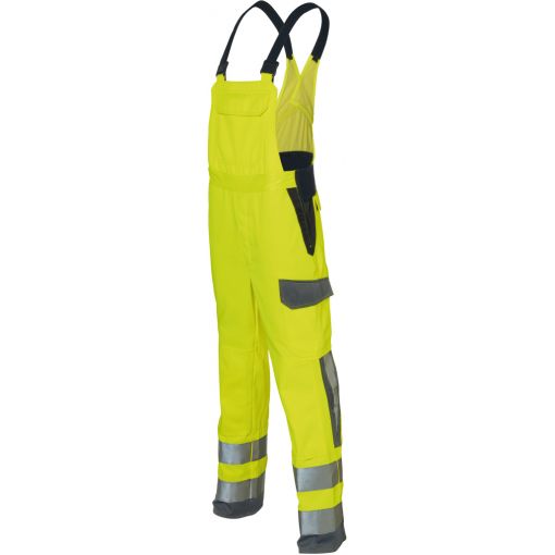 Warnschutz-Latzhose PROTECTIQ HIGH VIS ARC1 3393, einlagig | Multinorm Arbeitskleidung, Flammschutzkleidung