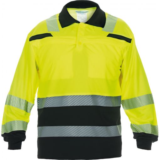 Warnschutz-Polo-Shirt Tanna, Langarm | Warnschutzkleidung