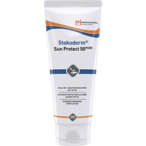 Lotion de protection cutanée Stokoderm® Sun Protect 50 PURE, non parfumée | Protection de la peau avant le travail