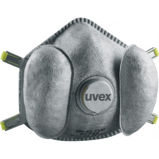 Masque contre les poussières fines silv-Air e 7330 FFP3, avec valve d&#039;inspiration et d&#039;expiration | Masques contre les poussières fines