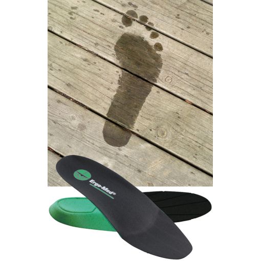 Einlagesohle Ergo-Med® green für Platt-/Senkfüsse | Socken, Schuhzubehör