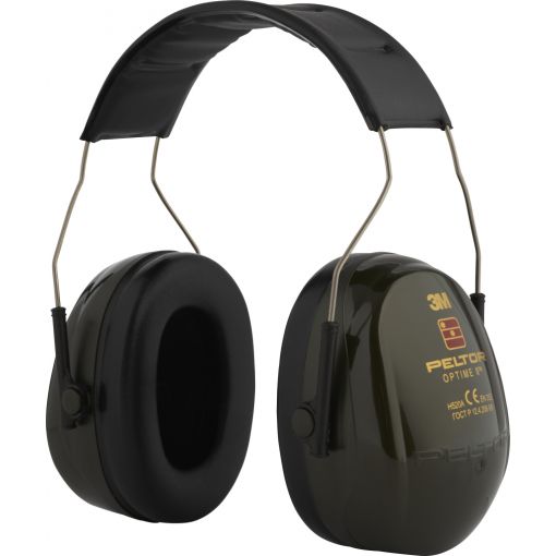 Protection antibruit 3M™ Peltor™ Optime II, H520F, arceau de tête | Protection auditive